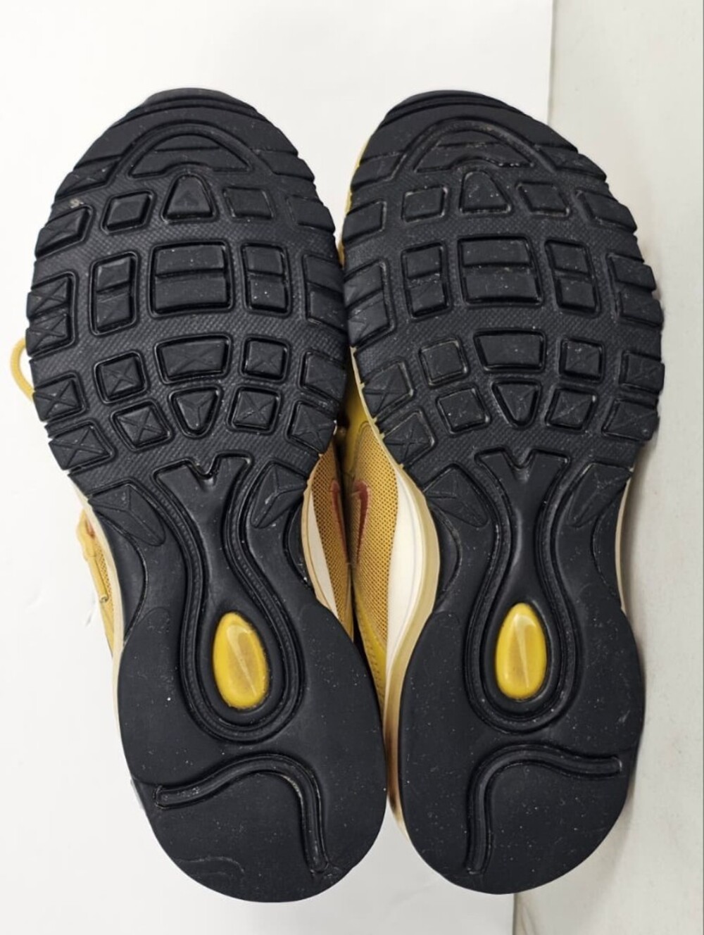 Nike Women's Air Max 97 Running Sneakers Mustard Yellow, Sz 7 - Picture 6 of 12